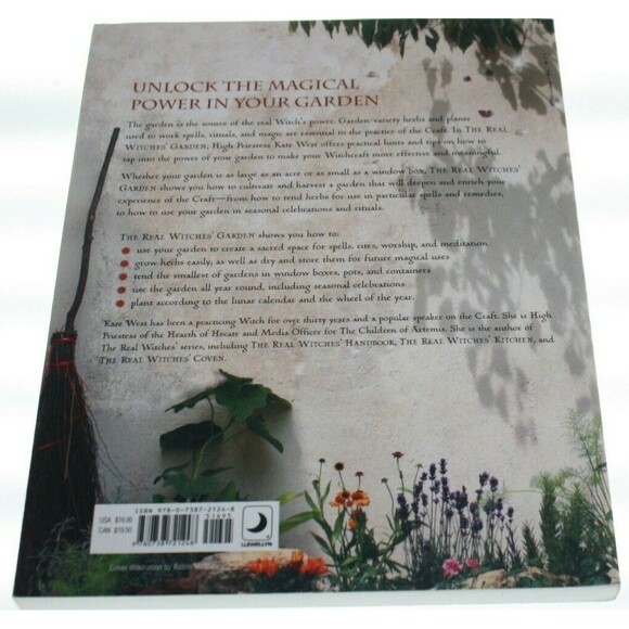 The Real Witches' Garden Paperback Book by Kate West VGUC - Picture 3 of 3